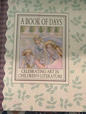 Vtg Harry N Abrams A Book Of Days Children’s Literature Art Perpetual Journal